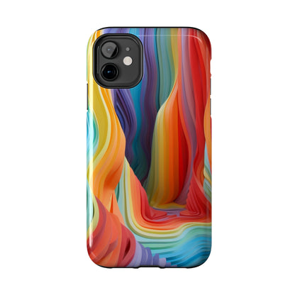 Rainbow Stripes Tough Phone Case