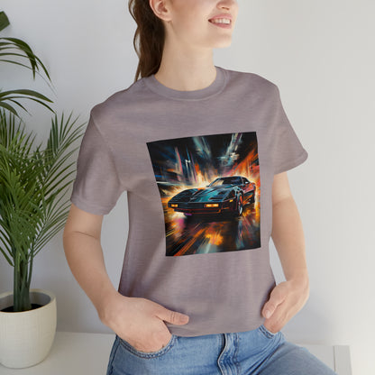 Knight Rider Abstract Unisex Jersey Short Sleeve Tee