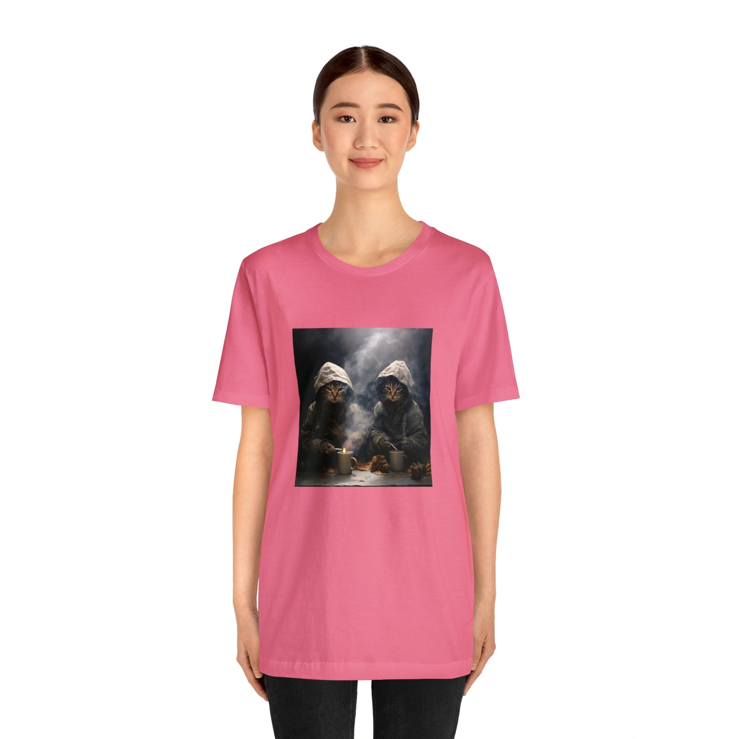 Banksy Inspired Kittens Smoking Unisex Tee