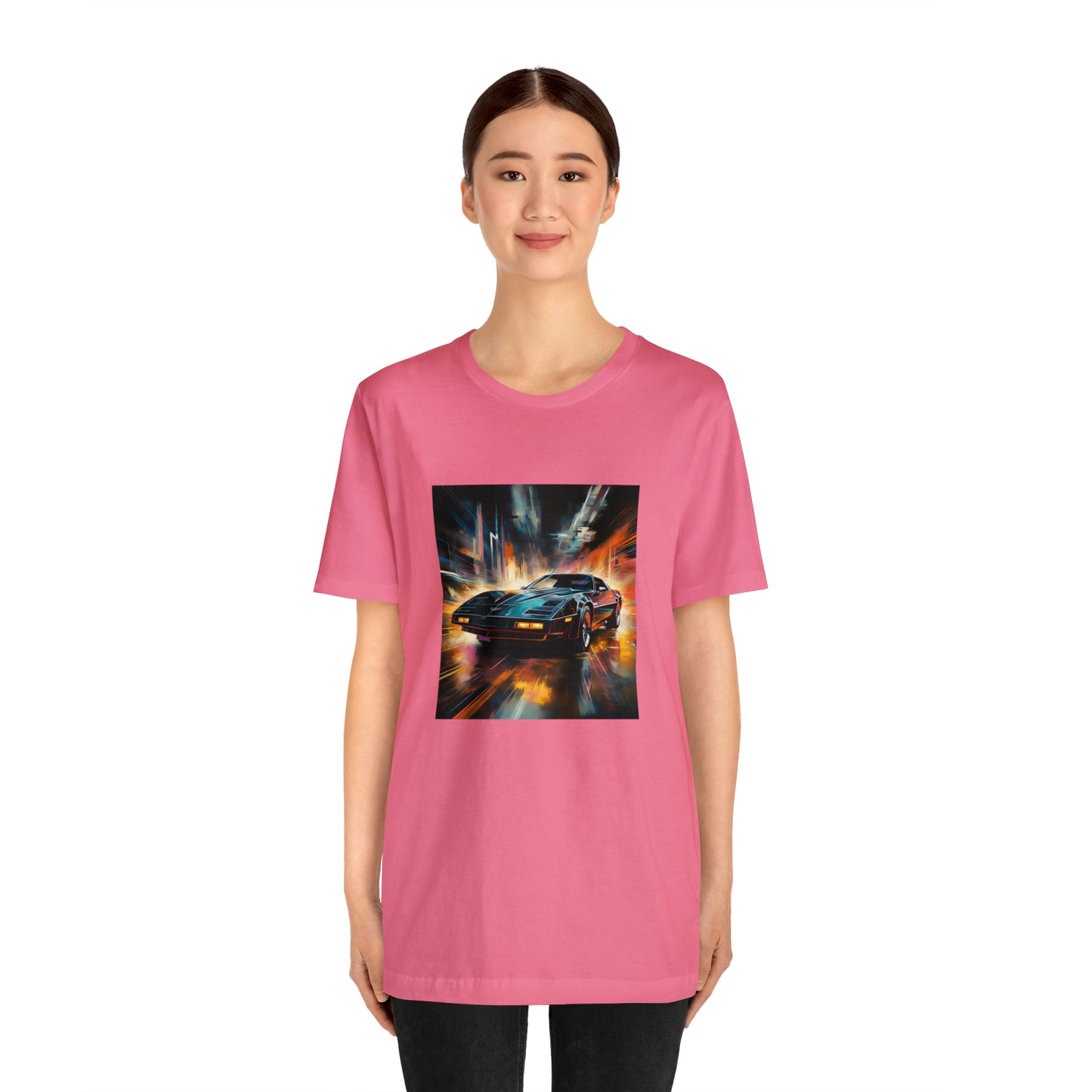 Knight Rider Abstract Unisex Jersey Short Sleeve Tee