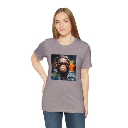 Terminator Monkey Unisex Short Sleeve Tee