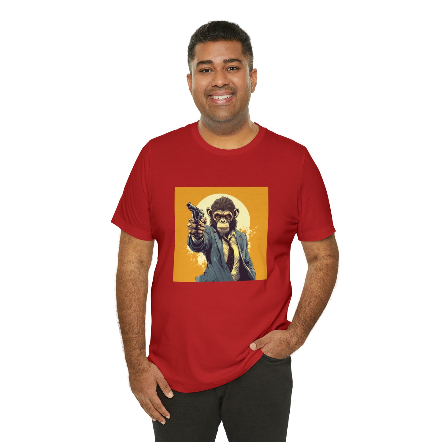 Monkey Unisex Jersey Tee