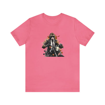 Monkey in Suit: The Gun-Toting Biker Tee