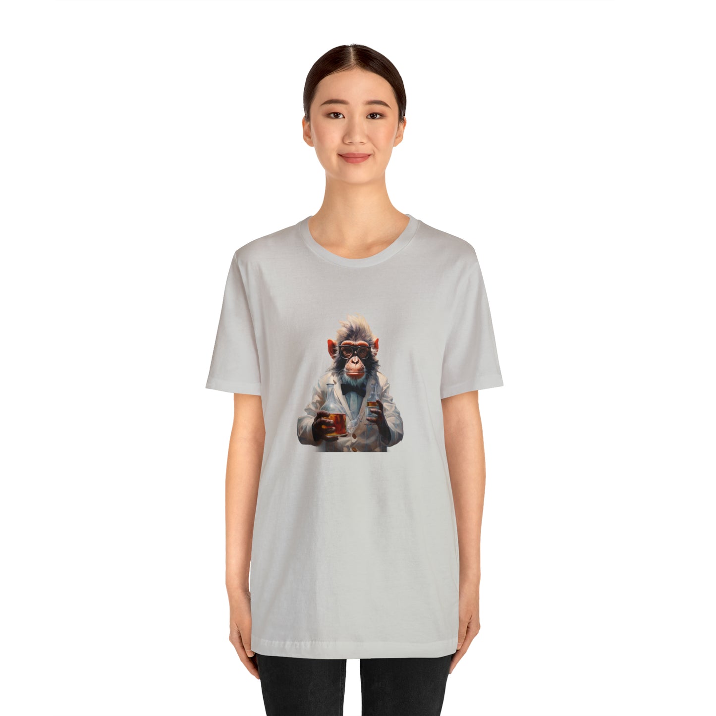 Monkey Scientist Unisex Jersey Short Sleeve Tee