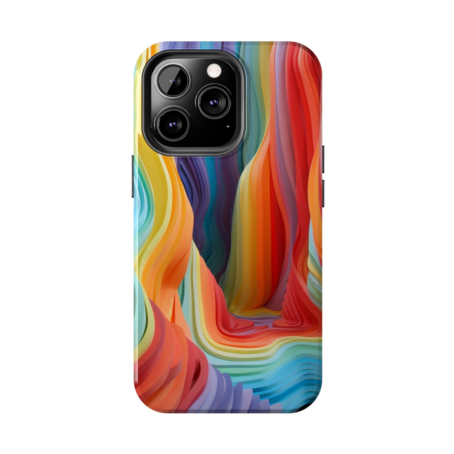 Rainbow Stripes Tough Phone Case