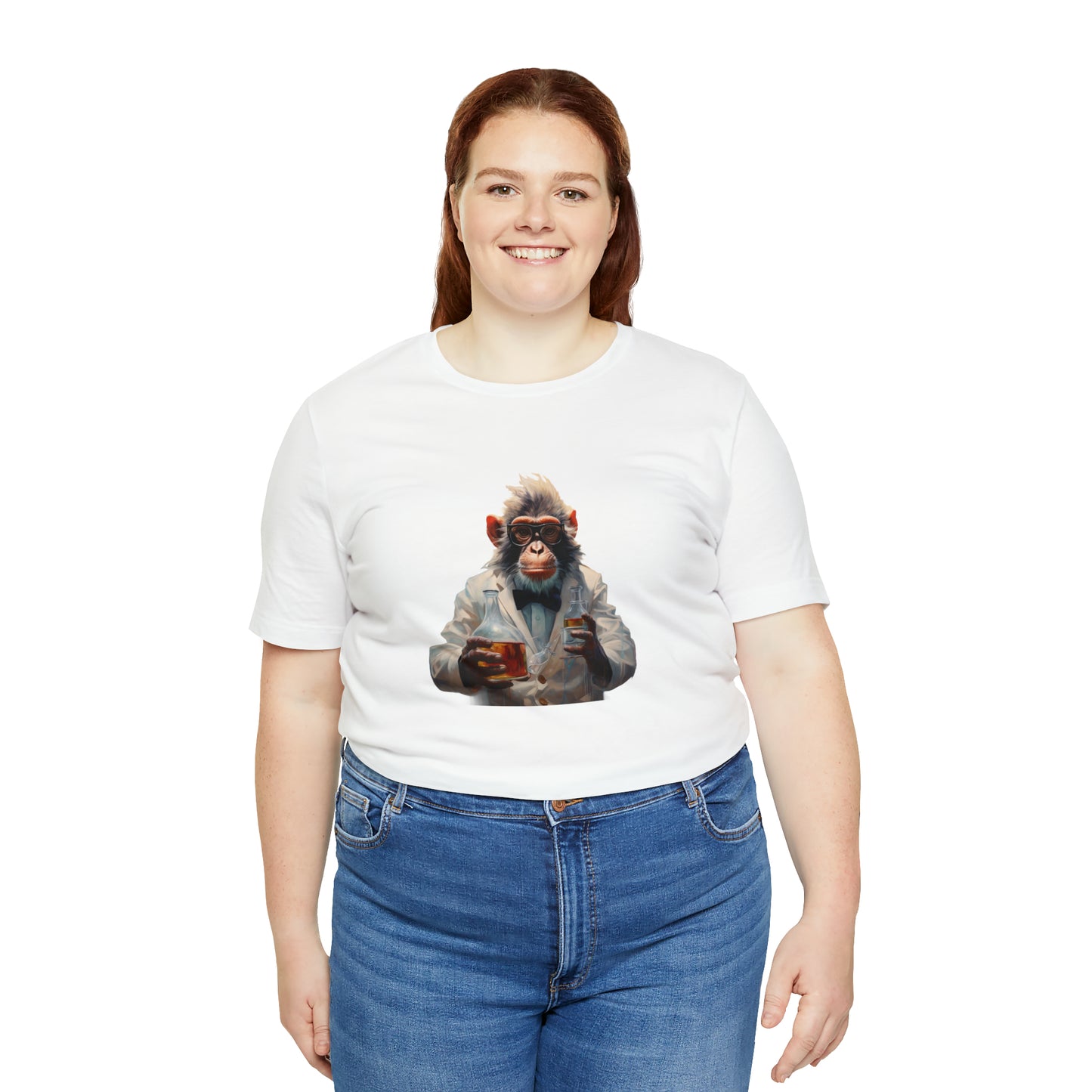 Monkey Scientist Unisex Jersey Short Sleeve Tee