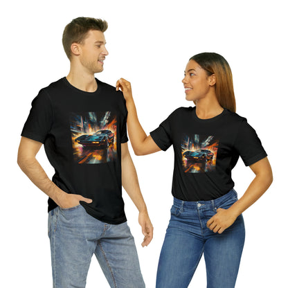 Knight Rider Abstract Unisex Jersey Short Sleeve Tee