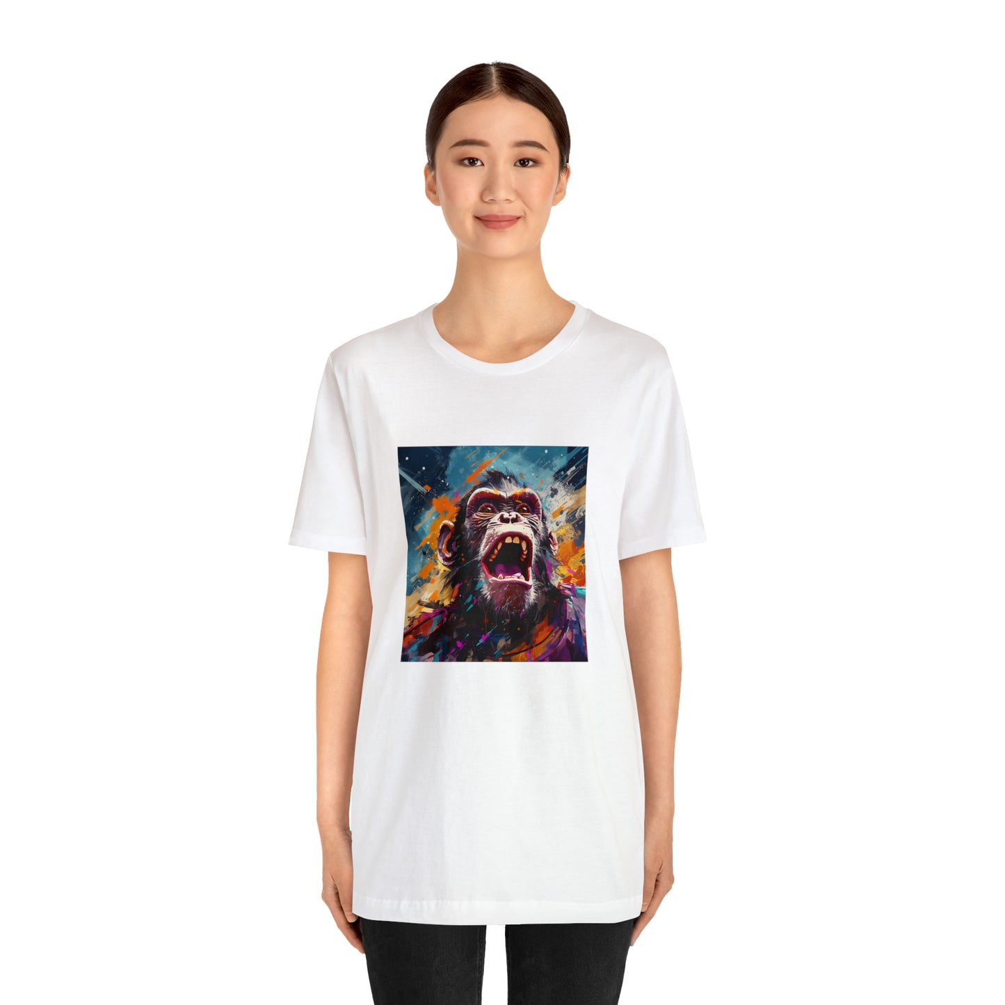 Monkey Abstract Unisex Jersey Tee