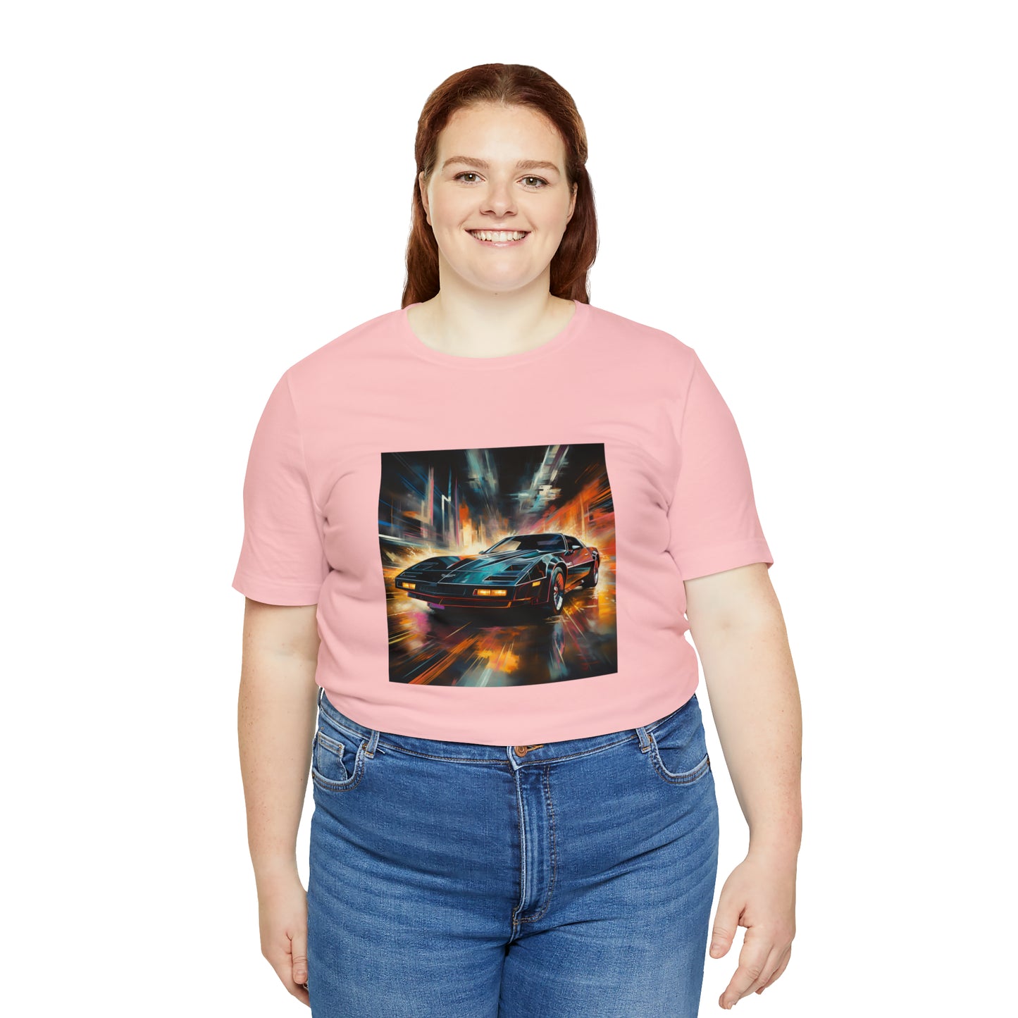 Knight Rider Abstract Unisex Jersey Short Sleeve Tee