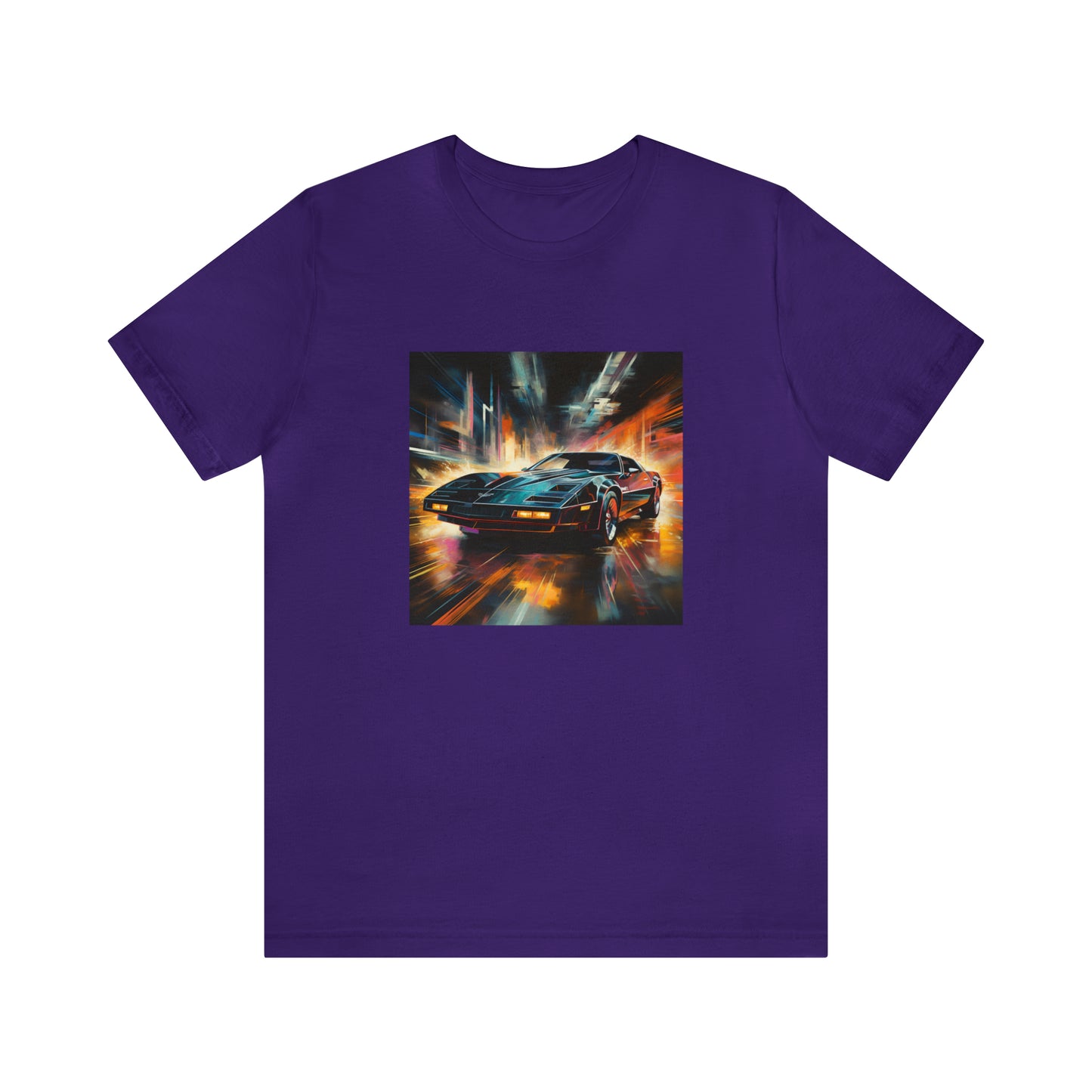 Knight Rider Abstract Unisex Jersey Short Sleeve Tee