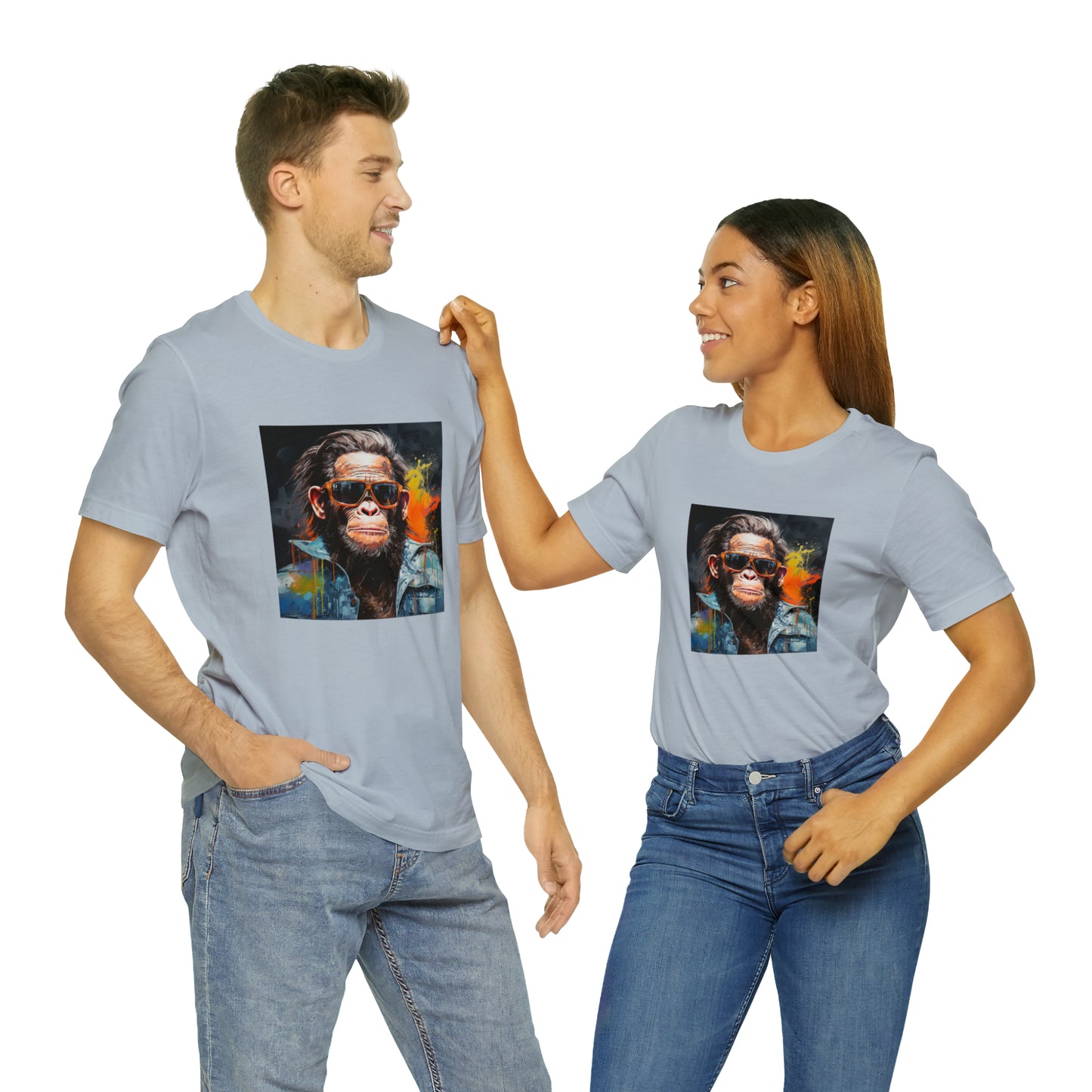 Terminator Monkey Unisex Short Sleeve Tee