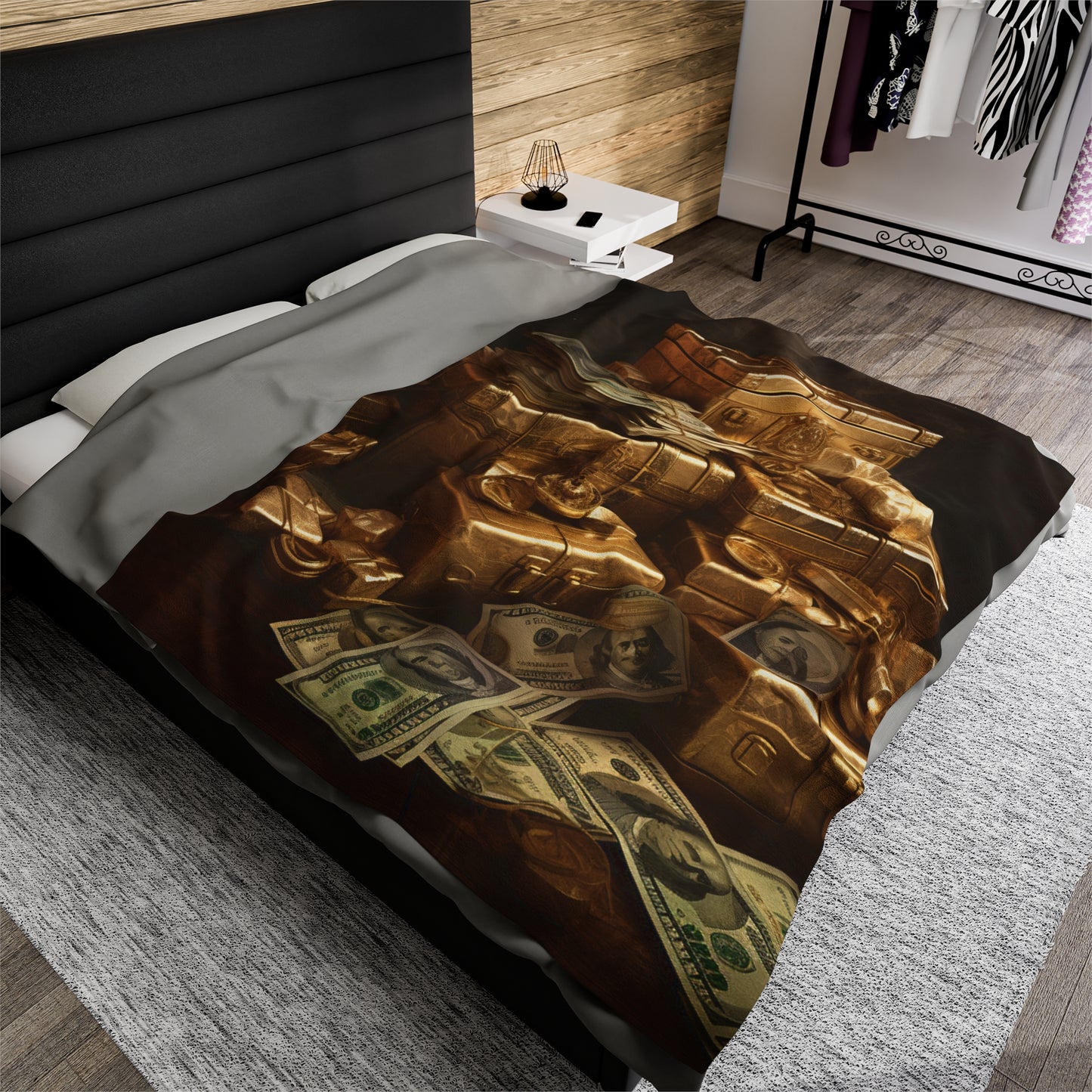 Gold Plush Blanket