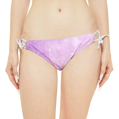 Light Purple Loop Tie Side Bikini Bottom Swimwear