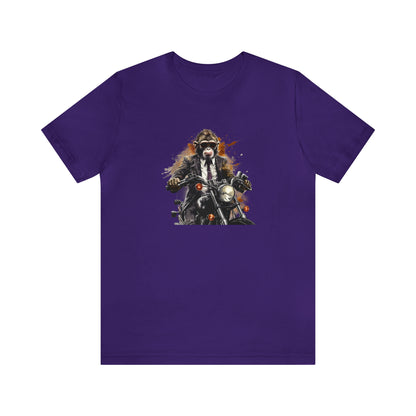 Monkey in Suit: The Gun-Toting Biker Tee