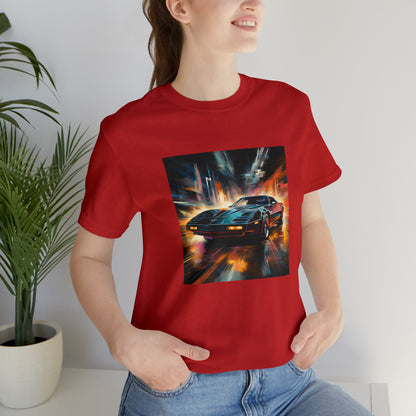 Knight Rider Abstract Unisex Jersey Short Sleeve Tee