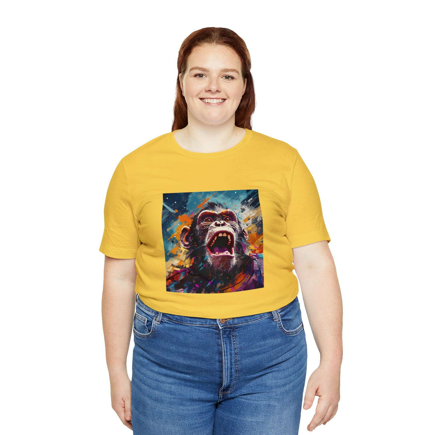 Monkey Abstract Unisex Jersey Tee