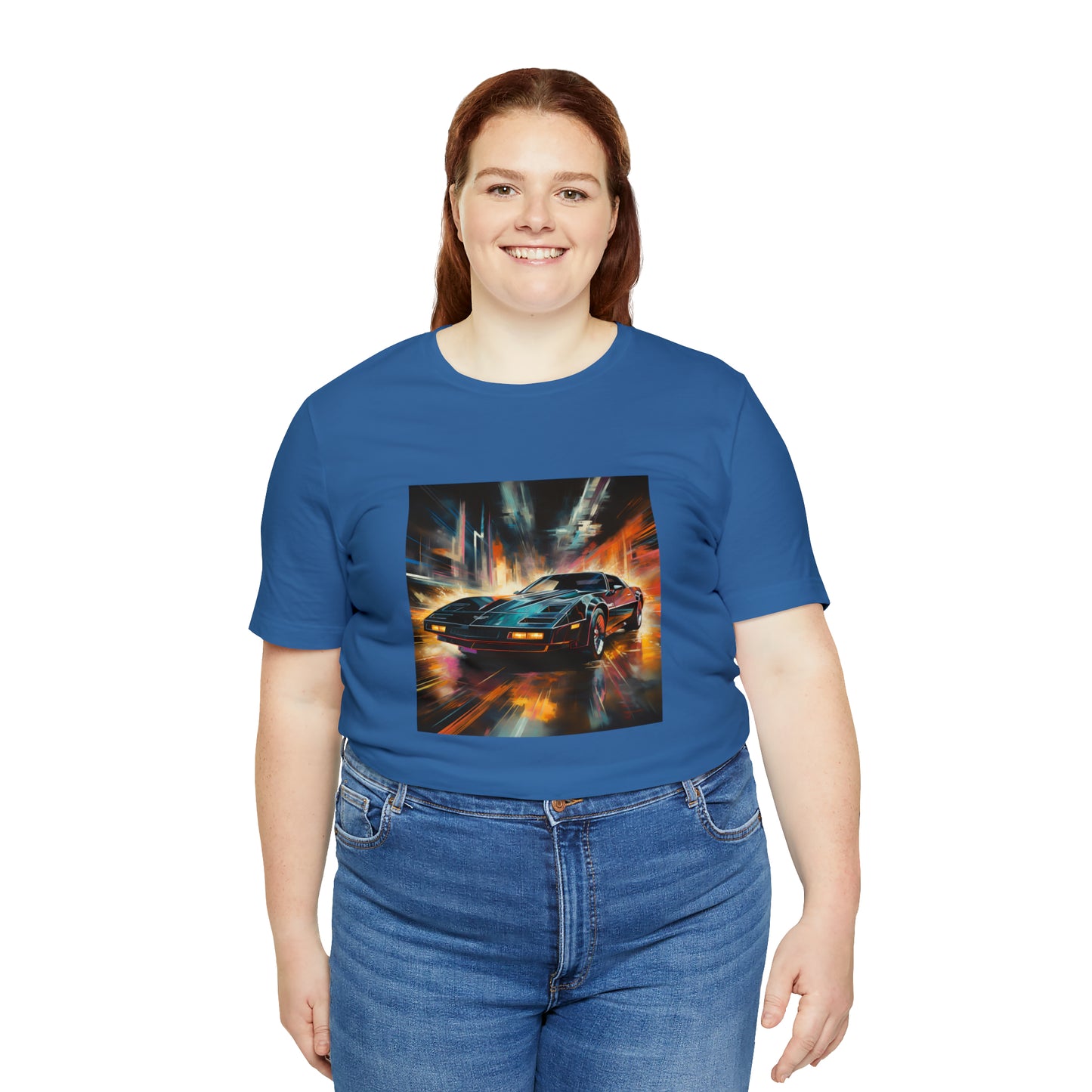 Knight Rider Abstract Unisex Jersey Short Sleeve Tee