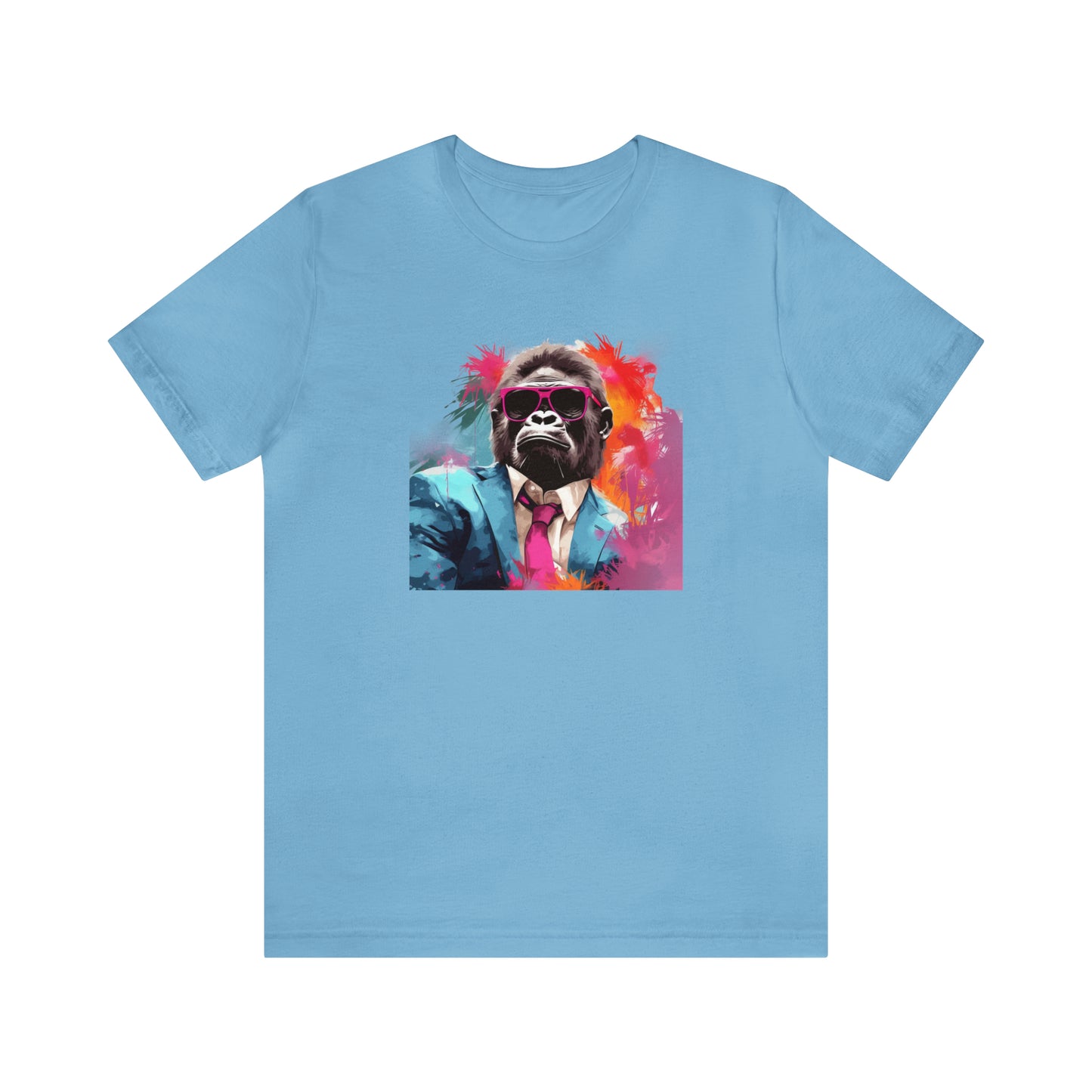 Miami Vice Gorilla - Unisex Jersey Short Sleeve Tee