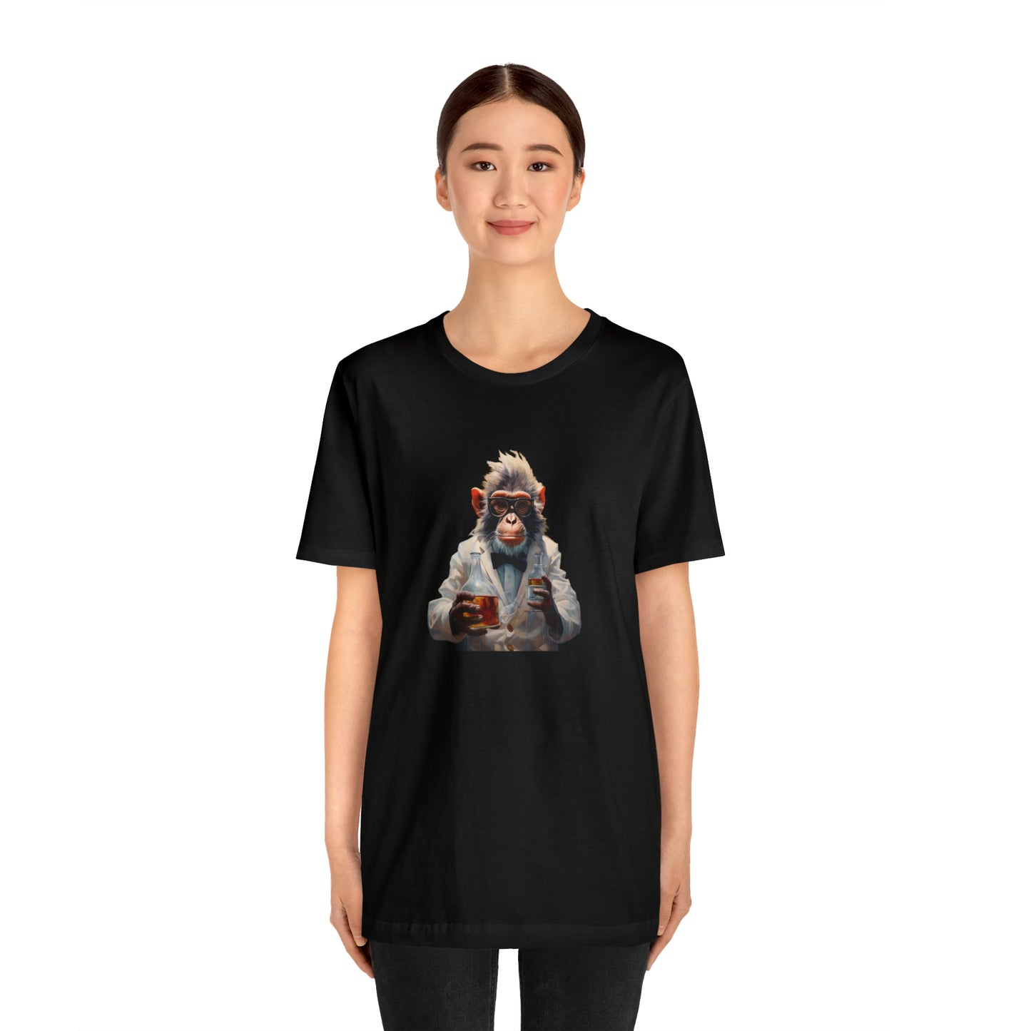 Monkey Scientist Unisex Jersey Short Sleeve Tee