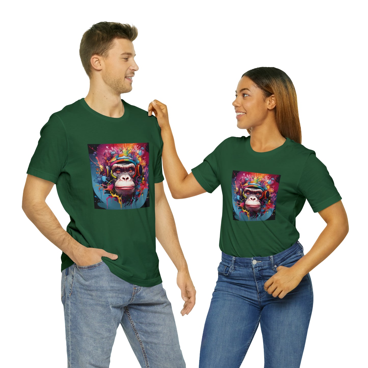 SuperMonkey - Abstract Unisex Jersey Short Sleeve Tee