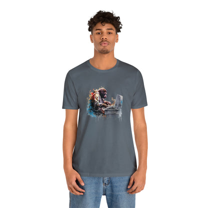 Ape Fixing Computer Unisex Tee