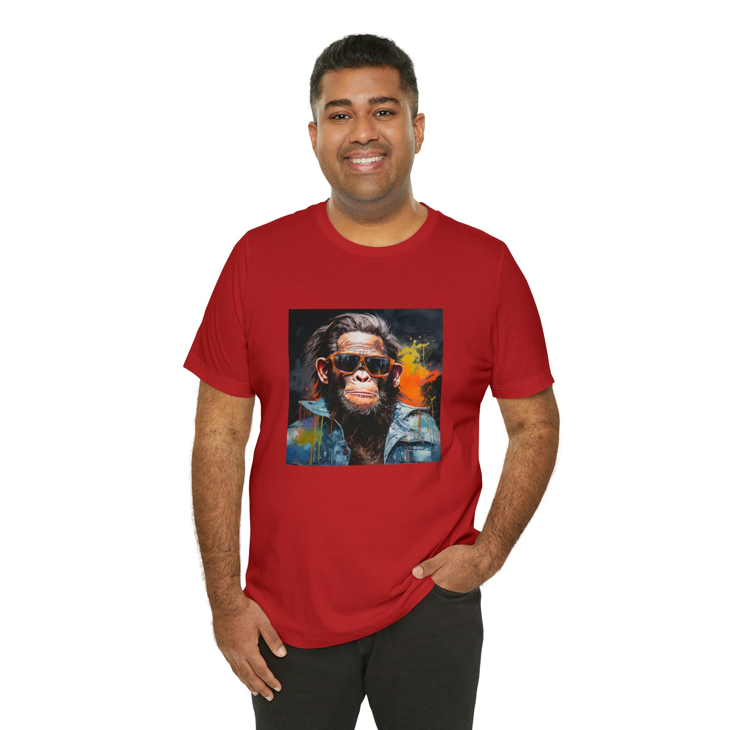 Terminator Monkey Unisex Short Sleeve Tee