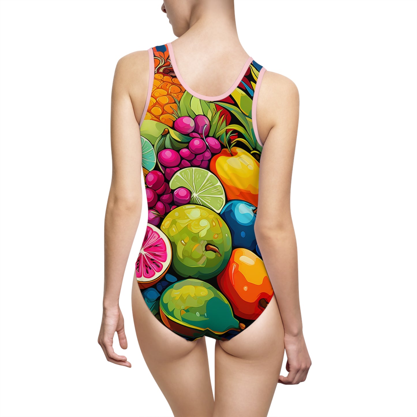 Women's Tropical Fruits One-Piece Swimsuit