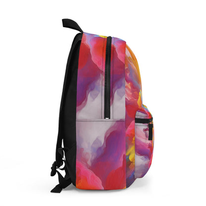 Misty Rainbow Abstract Backpack - Chiriz