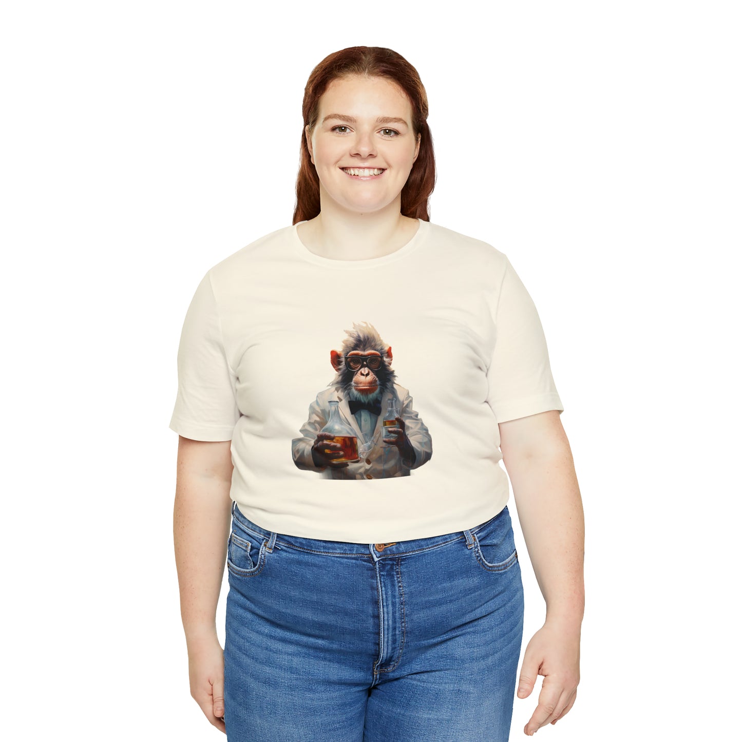 Monkey Scientist Unisex Jersey Short Sleeve Tee