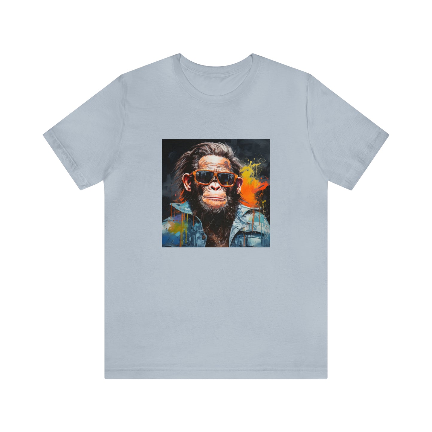 Terminator Monkey Unisex Short Sleeve Tee