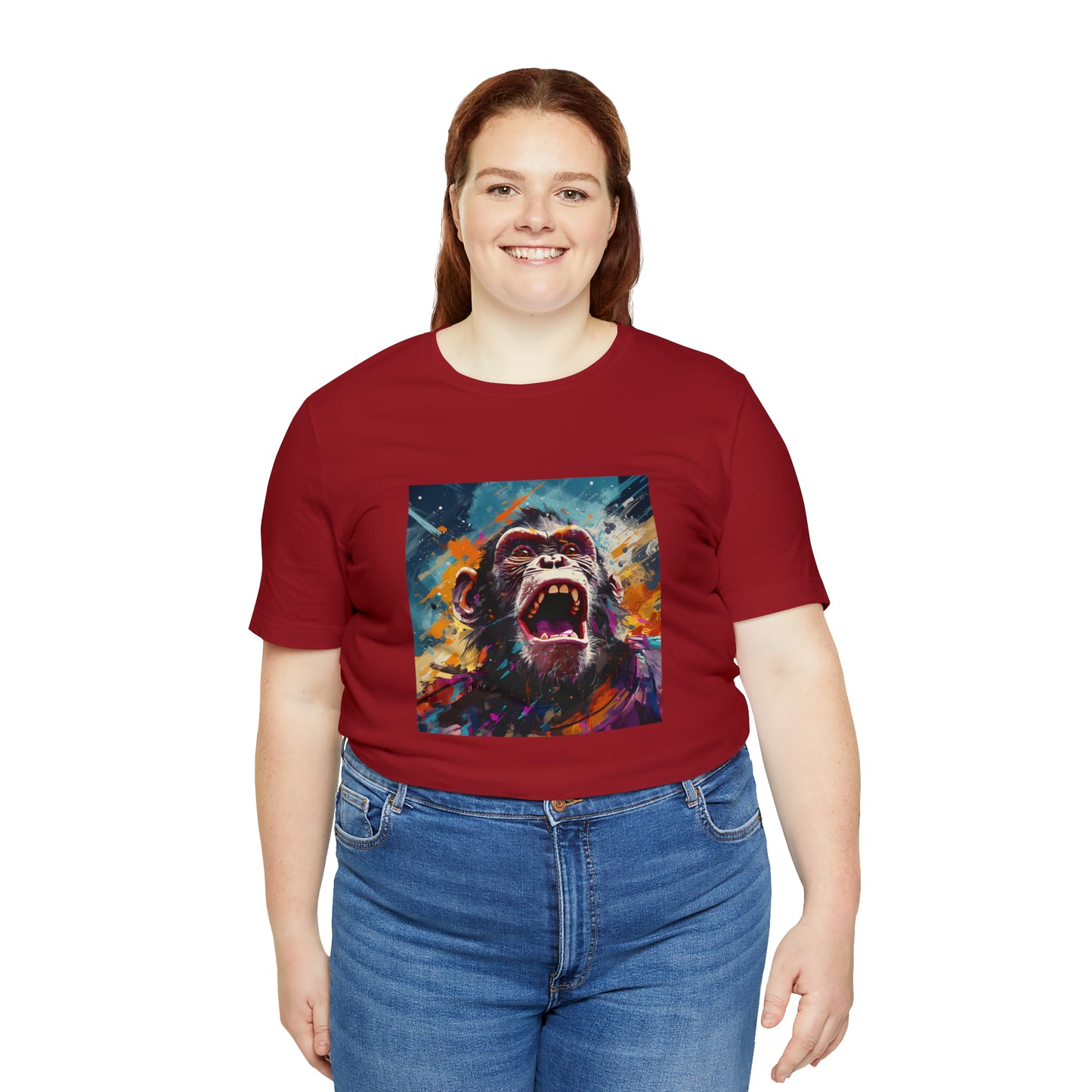 Monkey Abstract Unisex Jersey Tee