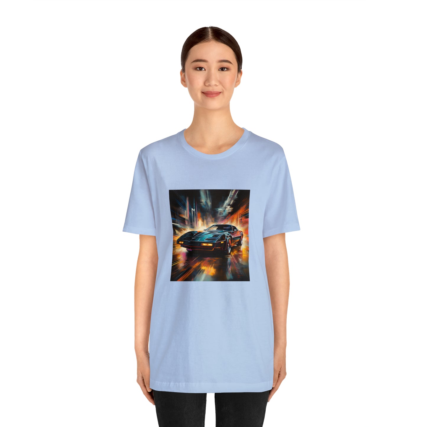 Knight Rider Abstract Unisex Jersey Short Sleeve Tee