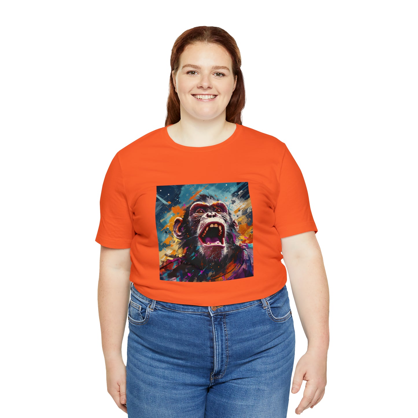 Monkey Abstract Unisex Jersey Tee