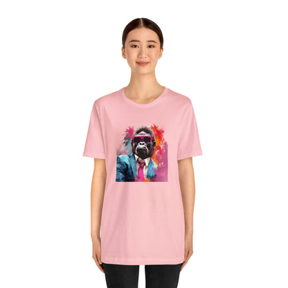 Miami Vice Gorilla - Unisex Jersey Short Sleeve Tee