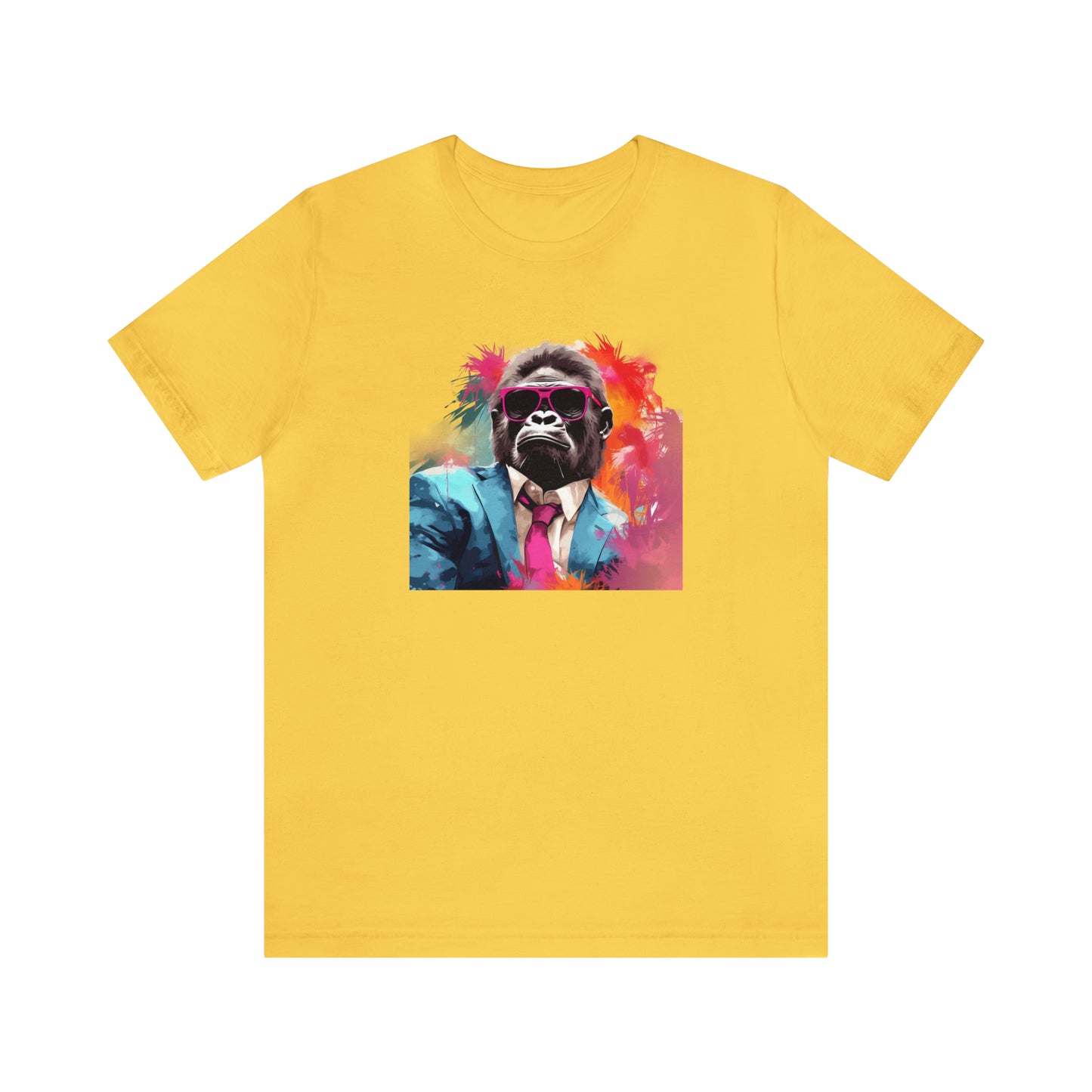 Miami Vice Gorilla - Unisex Jersey Short Sleeve Tee