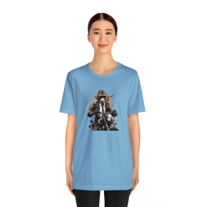 Monkey in Suit: The Gun-Toting Biker Tee