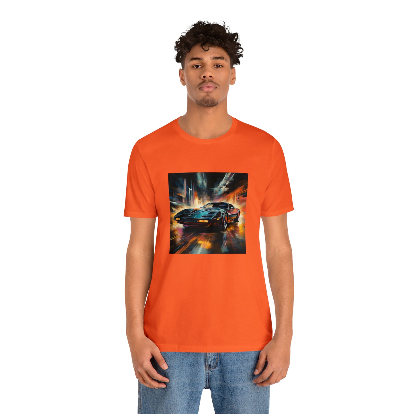 Knight Rider Abstract Unisex Jersey Short Sleeve Tee