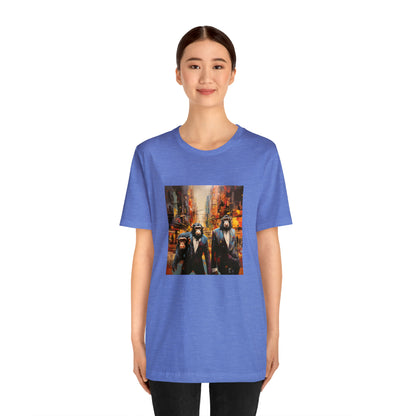 Apes in the City - Abstract Unisex Jersey Short Sleeve Tee