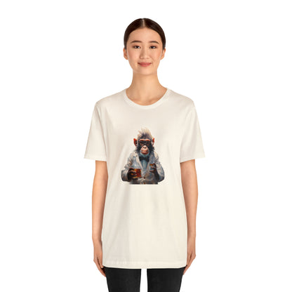 Monkey Scientist Unisex Jersey Short Sleeve Tee