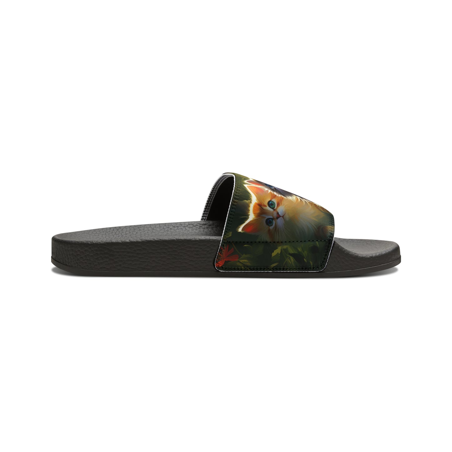 Youth PU Slide Sandals - Kittens