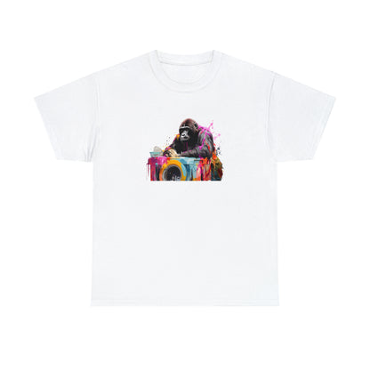 Gorilla Doing Laundry Unisex Heavy Cotton Tee