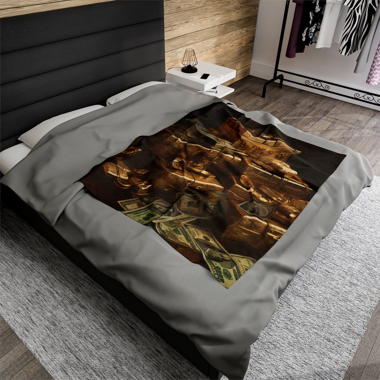 Gold Plush Blanket