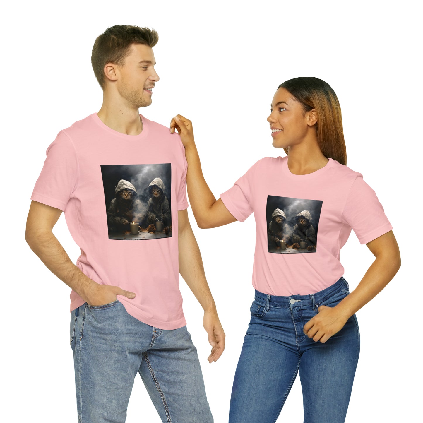 Banksy Inspired Kittens Smoking Unisex Tee