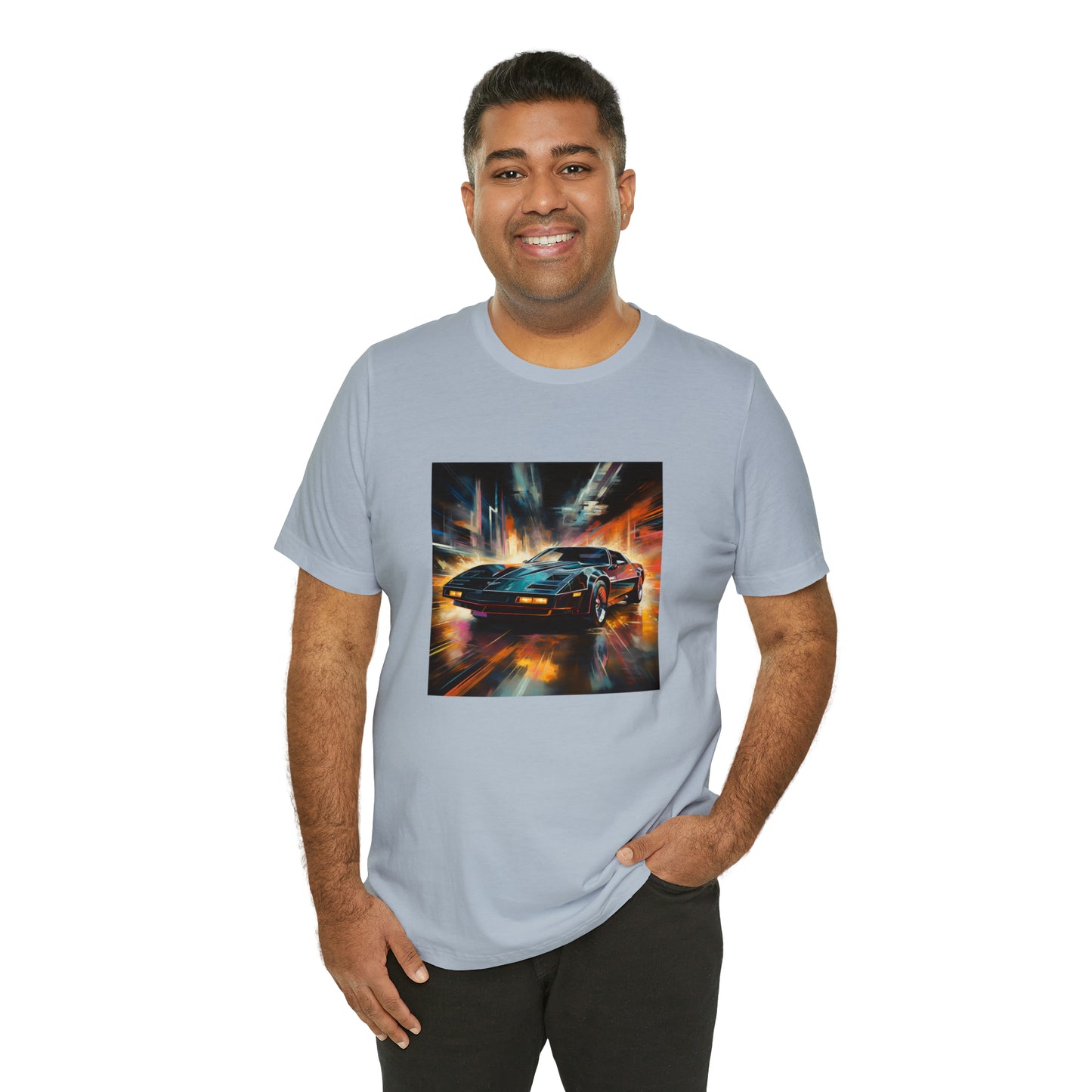 Knight Rider Abstract Unisex Jersey Short Sleeve Tee