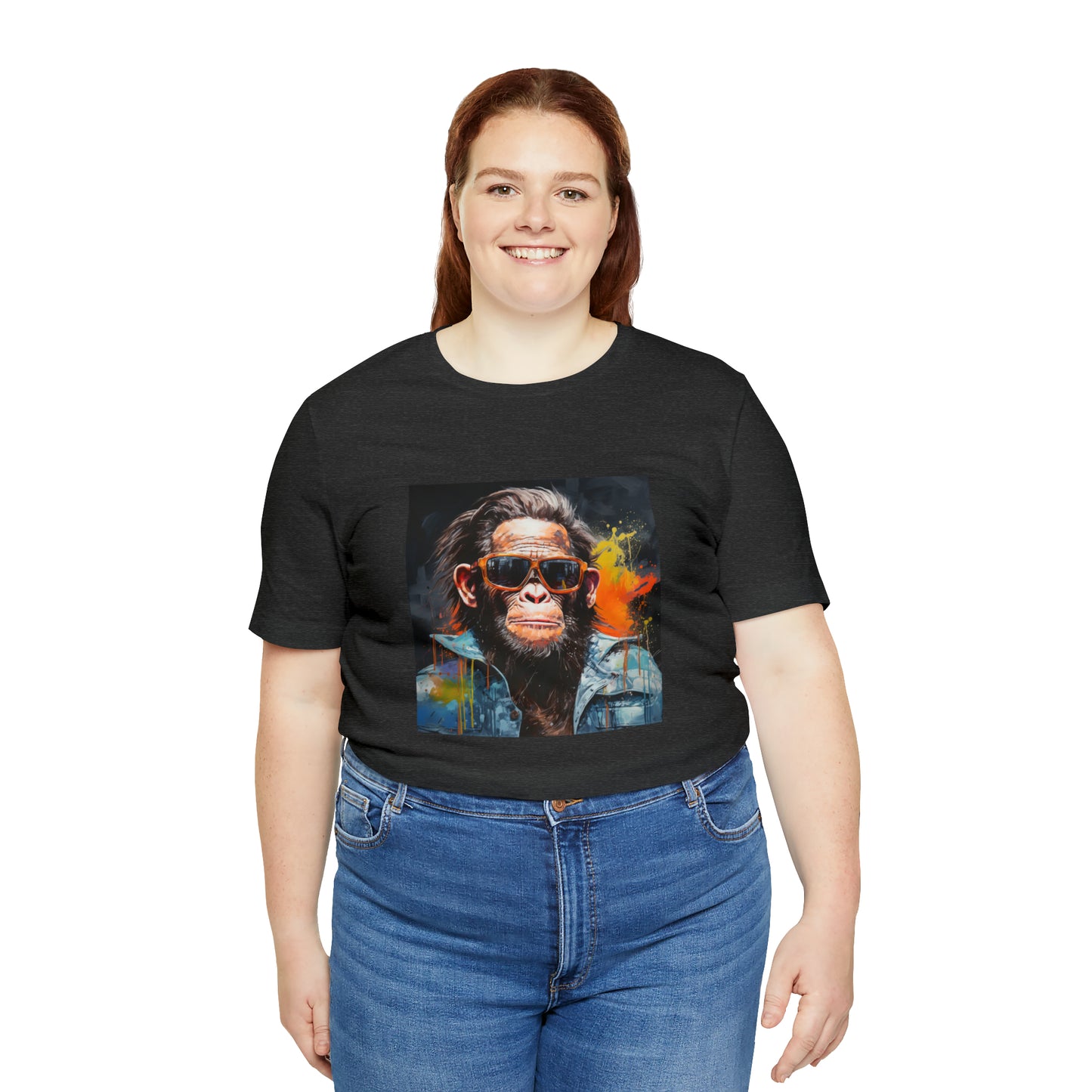 Terminator Monkey Unisex Short Sleeve Tee