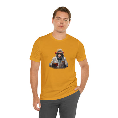 Monkey Scientist Unisex Jersey Short Sleeve Tee