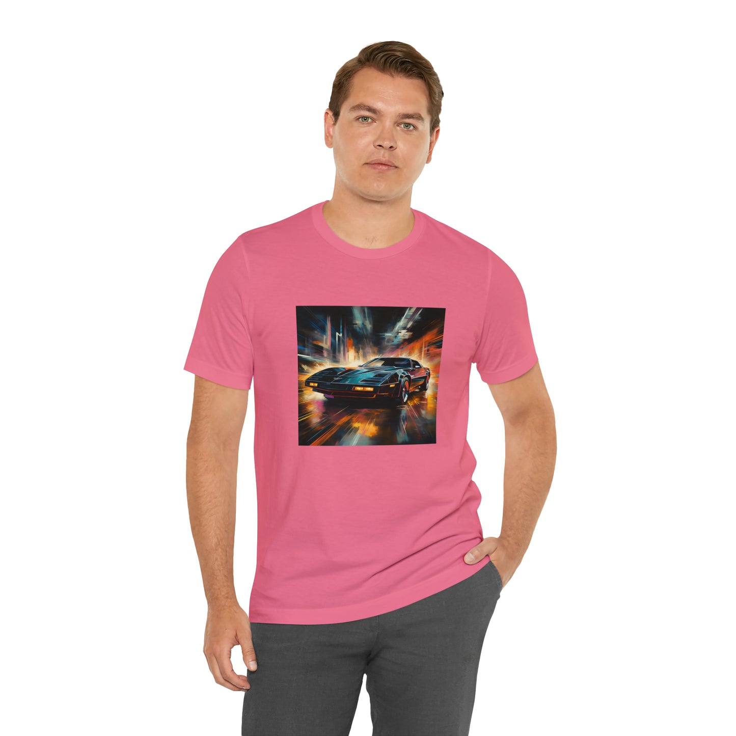 Knight Rider Abstract Unisex Jersey Short Sleeve Tee