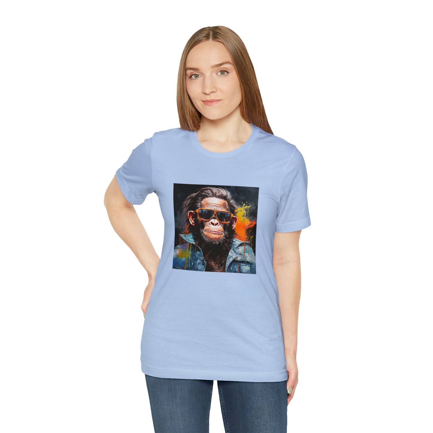 Terminator Monkey Unisex Short Sleeve Tee