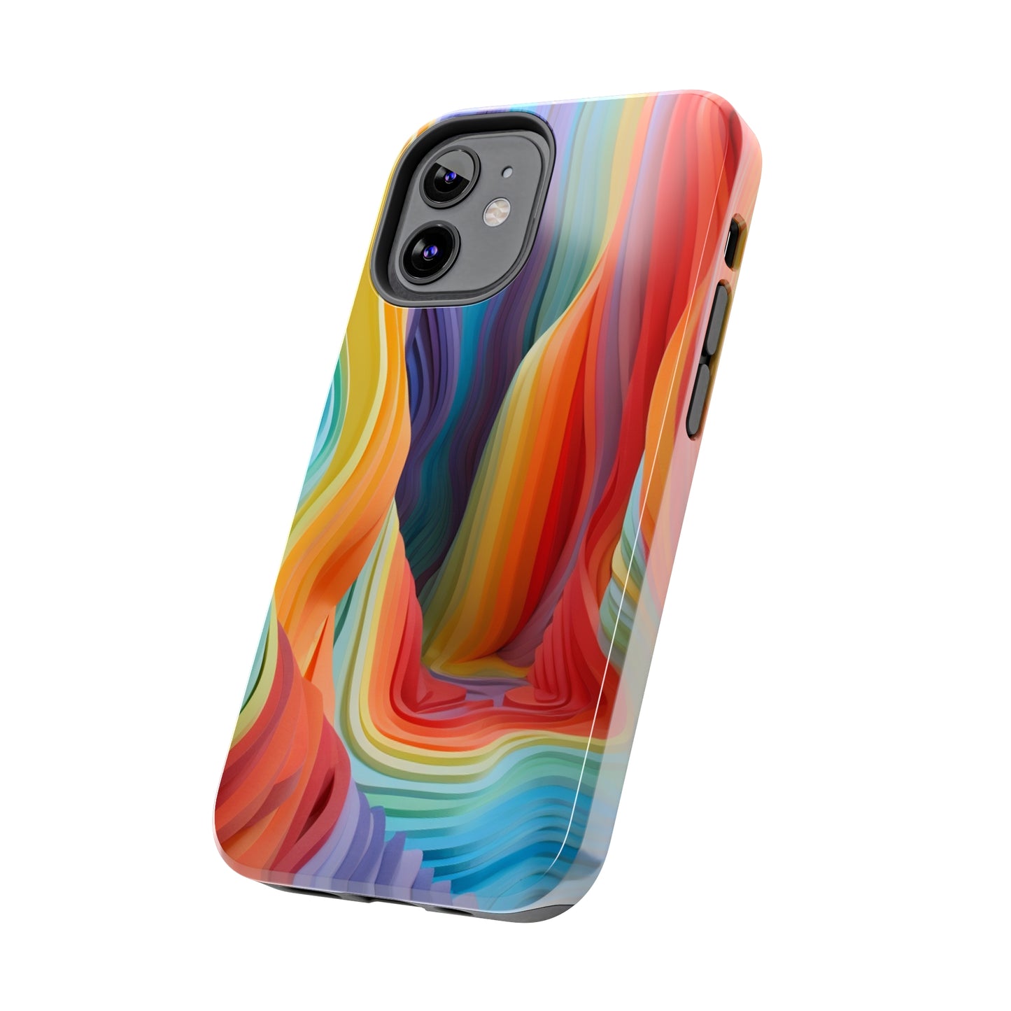 Rainbow Stripes Tough Phone Case