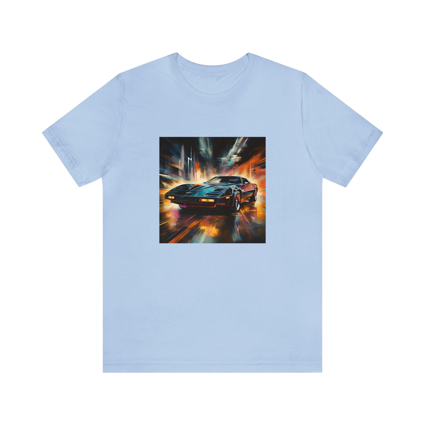 Knight Rider Abstract Unisex Jersey Short Sleeve Tee